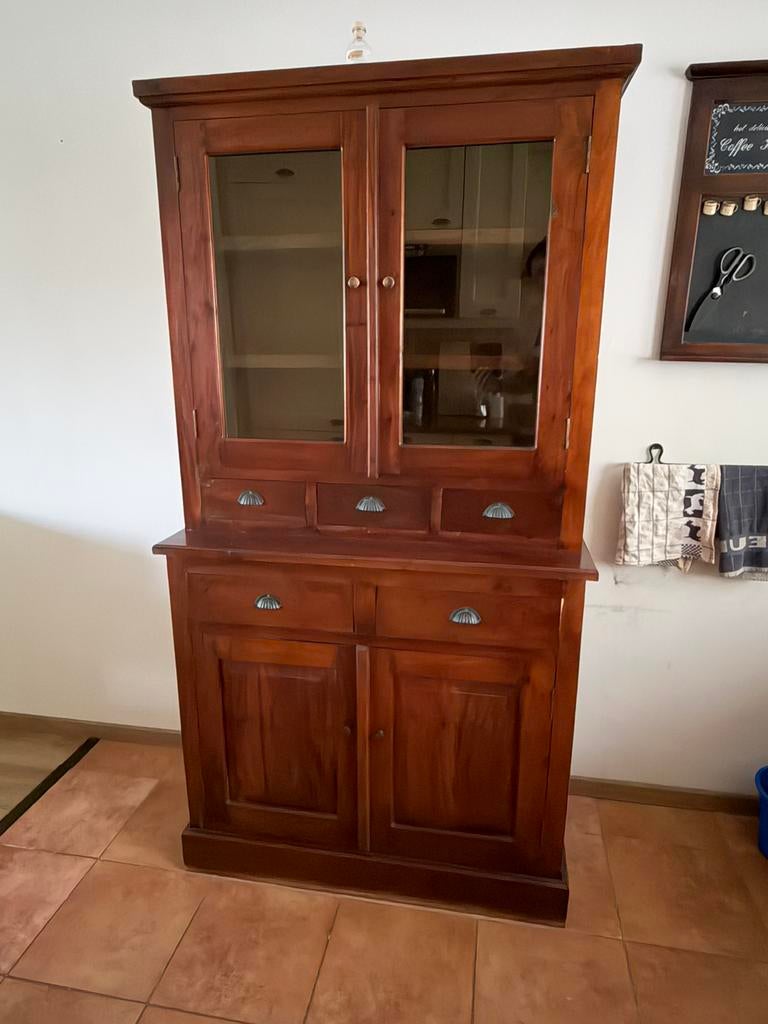 Koloniale buffetkast, Huis en Inrichting, Ophalen, Met deur(en), Koloniaal, 50 tot 100 cm