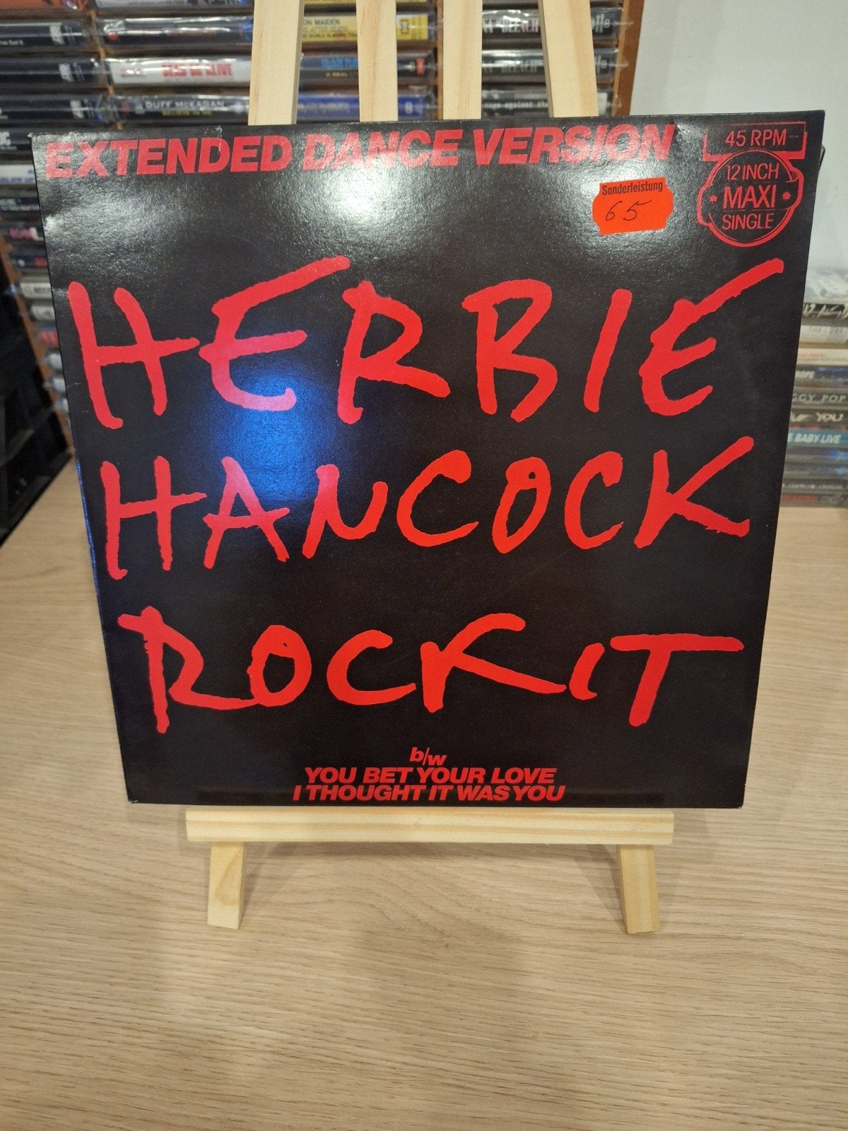 Herbie Hancock - Rockit (12 inch Maxi Single) - Top Conditie, LP, Ophalen of Verzenden, Zo goed als nieuw, Elektronisch