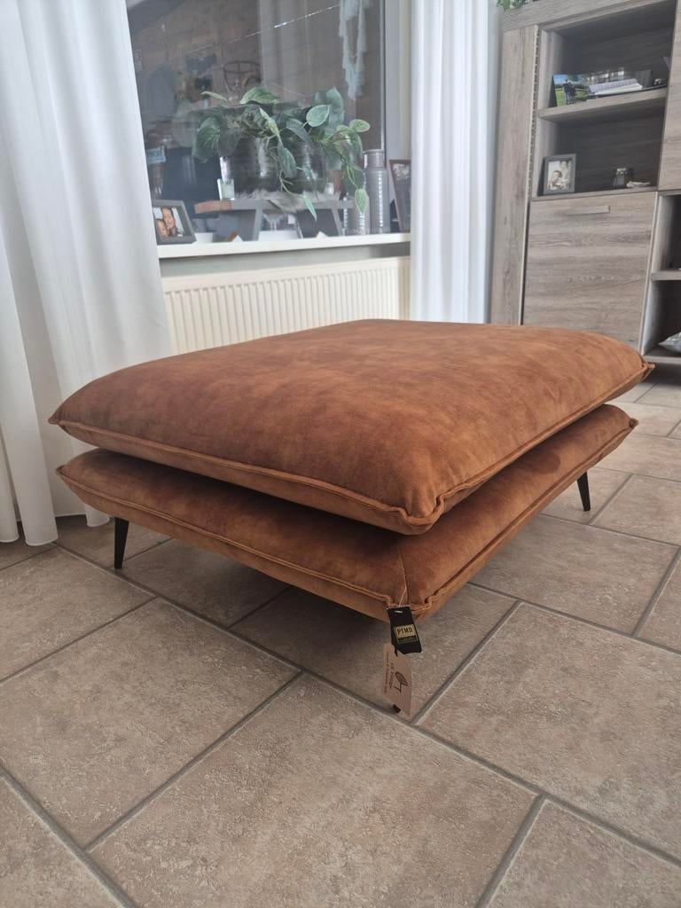 Poef/lounge bankje  nieuw ! Merk PTMD, Ophalen of Verzenden, Nieuw, Rechthoekig, 125 cm of meer