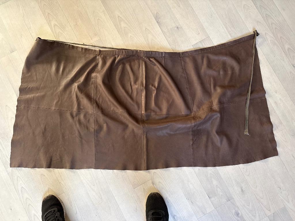 HUMANOID Prachtige Bruine Omslagrok - 100% Schapenleer, Kleding | Dames, Rokken, Maat 38/40 (M), Humanoid, Bruin, Verzenden
