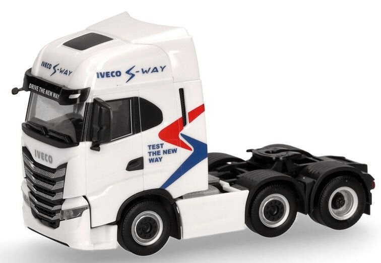 Iveco S-Way 6x2 Test the new way, Nieuw, Ophalen of Verzenden, Bus of Vrachtwagen, Herpa