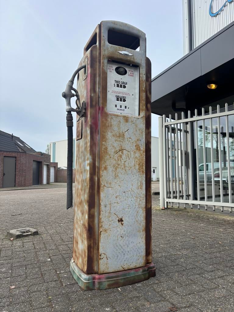 Bennett 541 benzinepomp USA benzine pomp, Verzamelen, Ophalen, Zo goed als nieuw