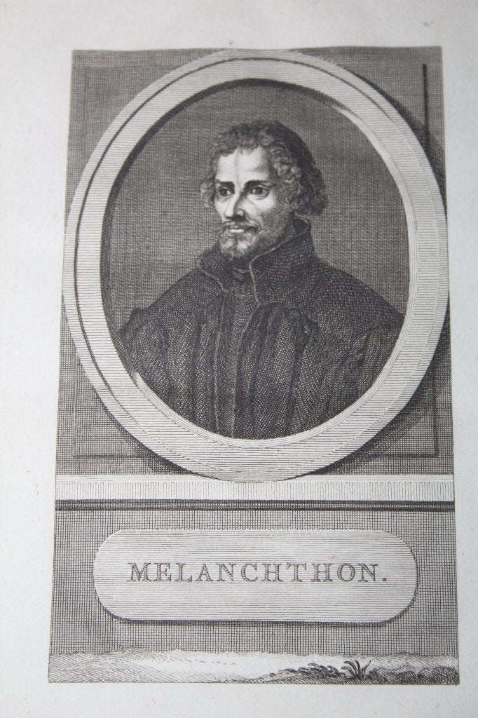 18e eeuws portret van Melanchton, Ophalen of Verzenden