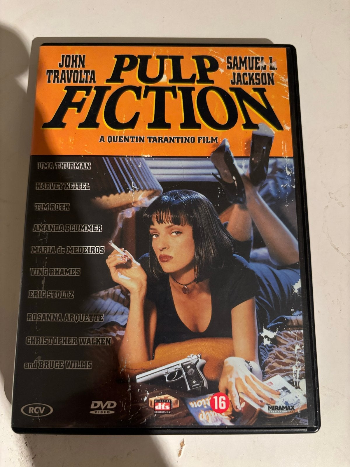 Pulp Fiction DVD - Quentin Tarantino Klassieker, Vanaf 16 jaar, Ophalen of Verzenden, Gebruikt, Maffia en Misdaad