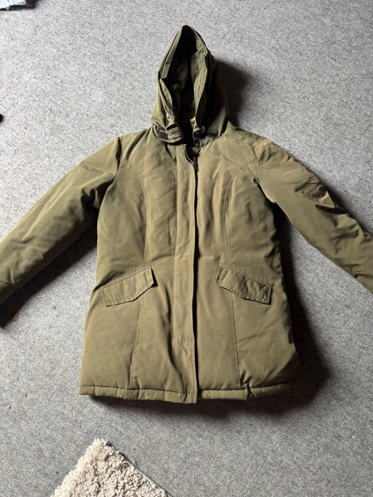Circle of trust winterjas, Kleding | Dames, Ophalen, Zo goed als nieuw, Maat 46/48 (XL) of groter, Groen