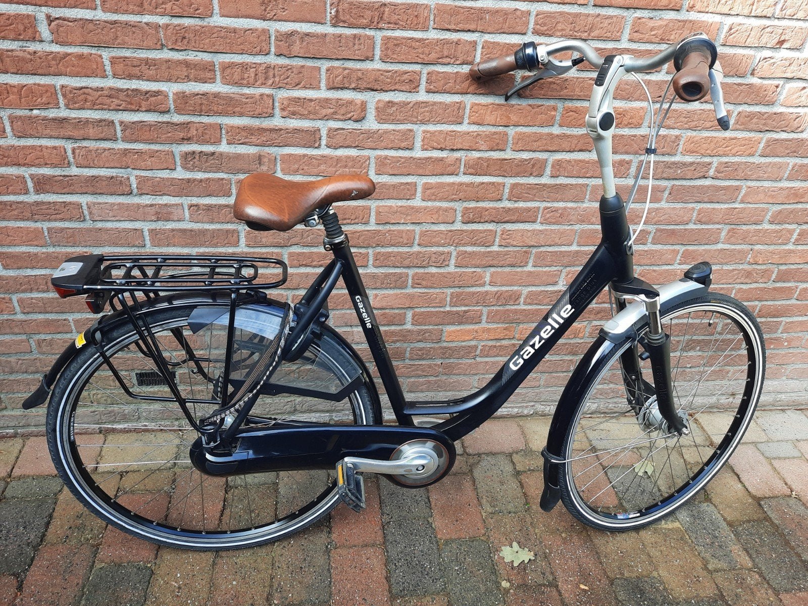 Gazelle orange 57 C7 damesfiets, 56 cm of meer, Ophalen, Gebruikt, Gazelle