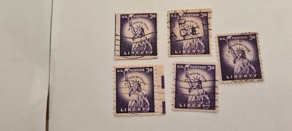 8156 usa liberty statue zegels, Verzenden, Noord-Amerika
