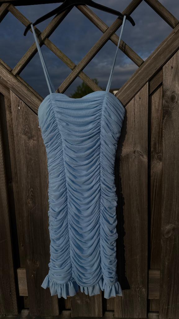 Jurkje, Kleding | Dames, Jurken, Blauw, Boven de knie, Ophalen, Maat 38/40 (M)