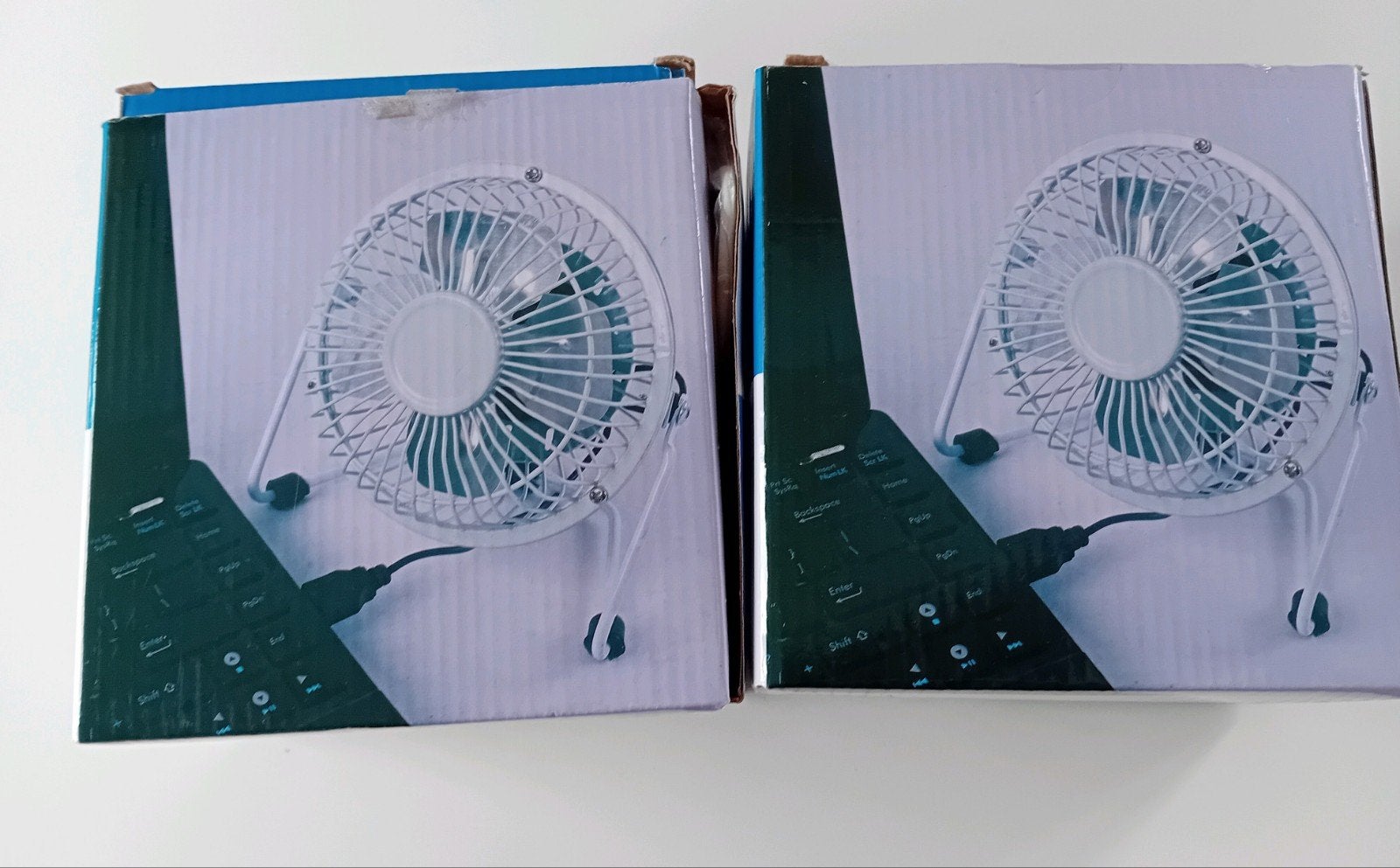 2st USB ventilator als nieuw, Ophalen of Verzenden, Zo goed als nieuw, Tafelventilator
