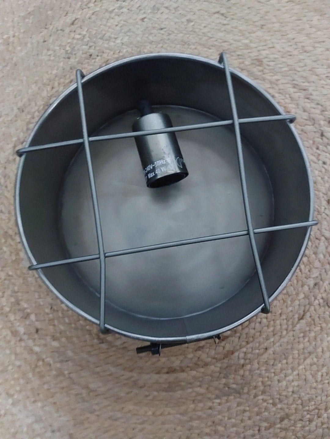 Industriële Plafonnière - Zo goed als nieuw, Huis en Inrichting, Lampen | Plafondlampen, Ophalen, Zo goed als nieuw, Plafondlamp