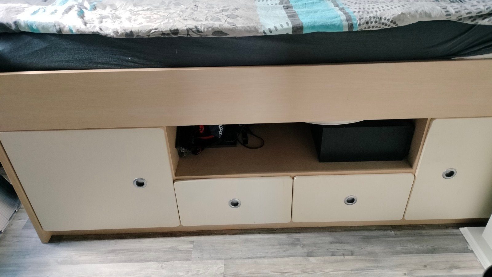 kajuit bed, Kinderen en Baby's, Ophalen, 180 cm of meer, 85 tot 100 cm, Lattenbodem