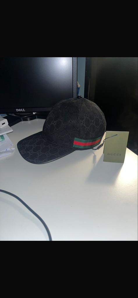 Gucci pet Zwart, Kleding | Dames, Hoeden en Petten, Ophalen of Verzenden, Nieuw, One size fits all, Pet