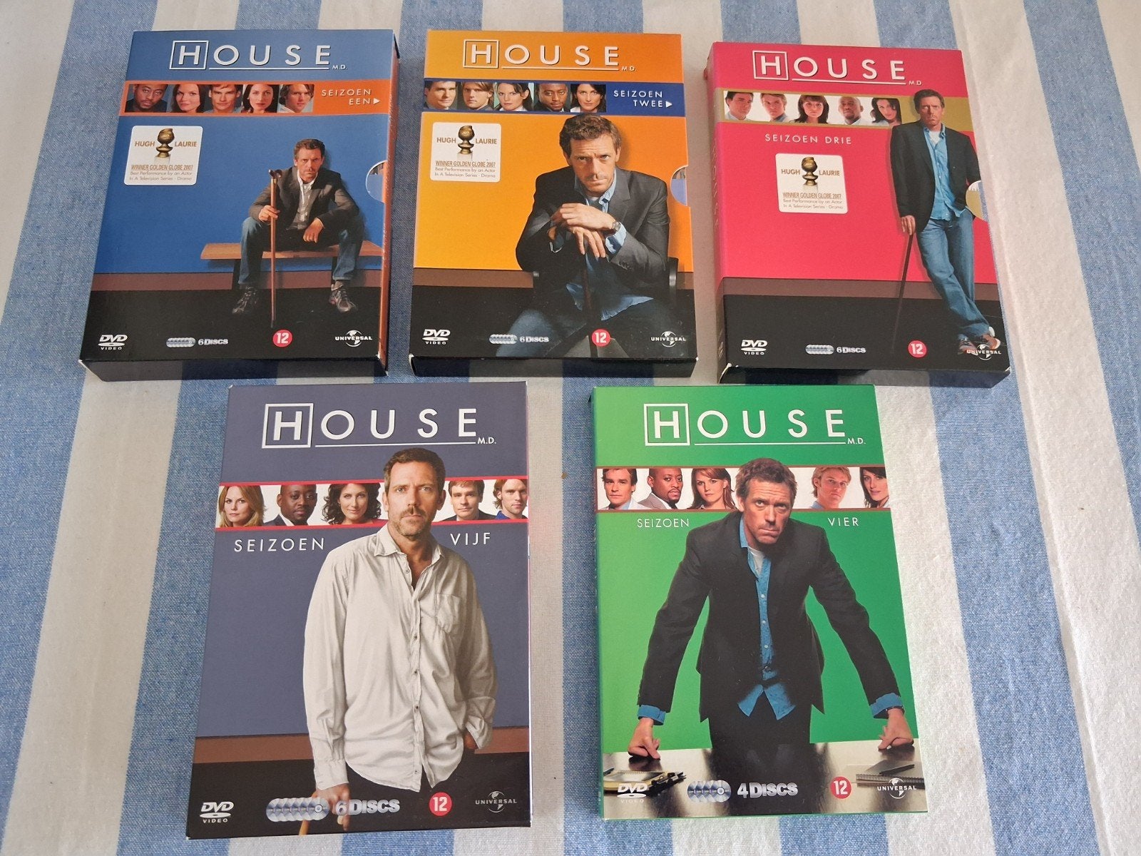 Serie House op Dvd seizoen 1 t/m 5, Engels, Nederlands, Drama, Ophalen of Verzenden