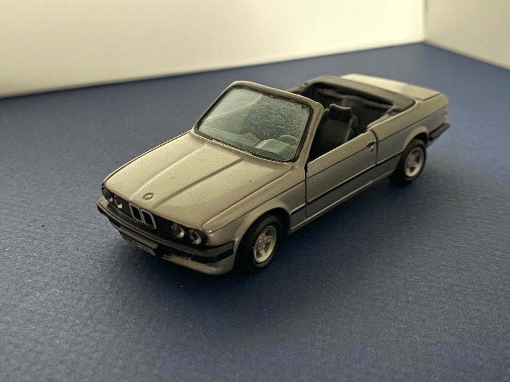 BMW 325i cabrio Gama 1:43 met LM velgen, Ophalen of Verzenden, Gebruikt, Auto, Gama