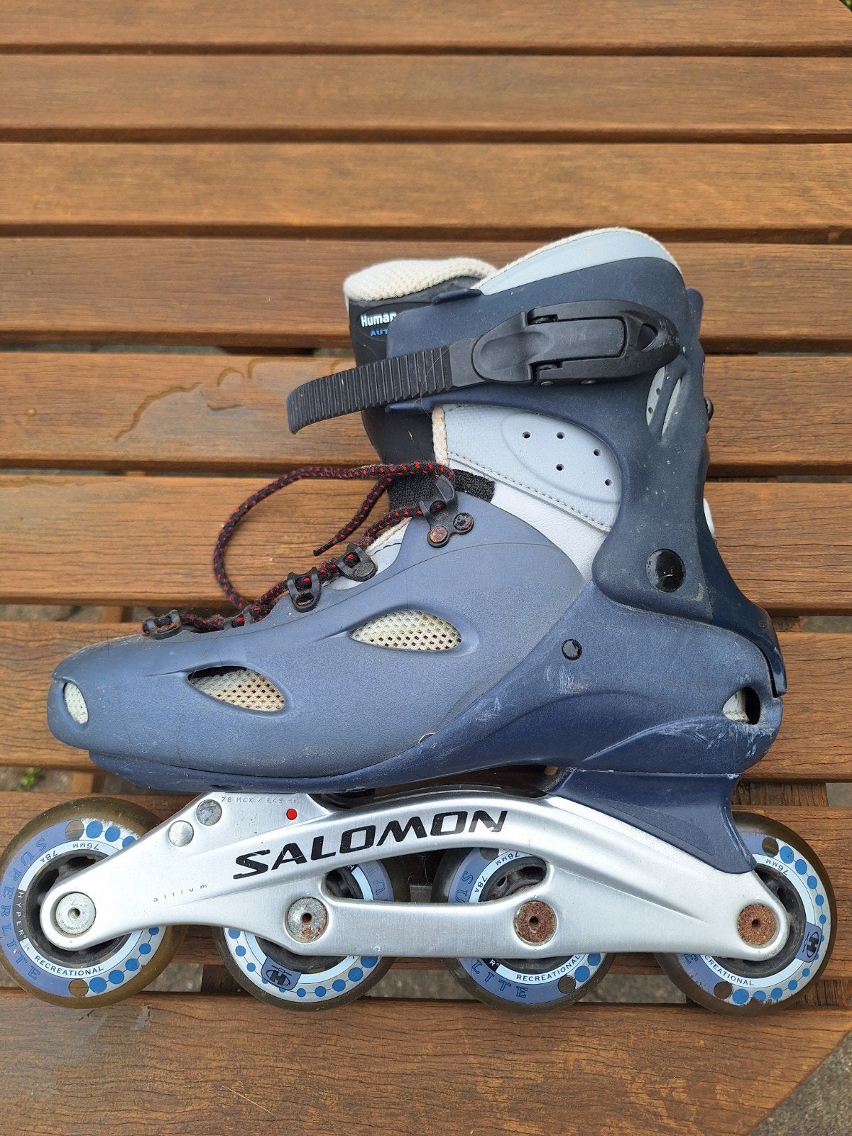Mooie Salomon skeelers, Sport en Fitness, Ophalen, Gebruikt, Salomon, Inline skates 4 wielen