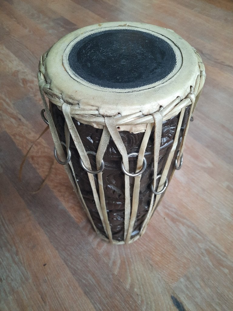 Handgemaakte Nepalese Dholak drum Djembe, Muziek en Instrumenten, Drumstellen en Slagwerk, Ophalen of Verzenden, Zo goed als nieuw