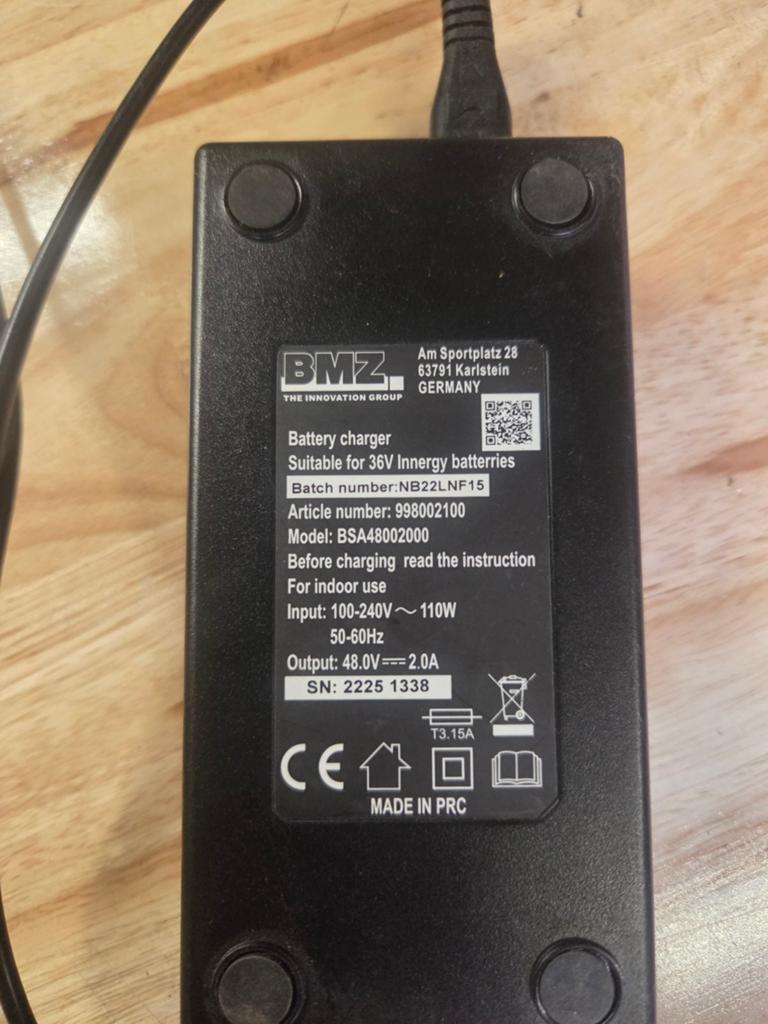 Gazelle Innergy acculader 36V 2A, Ophalen of Verzenden