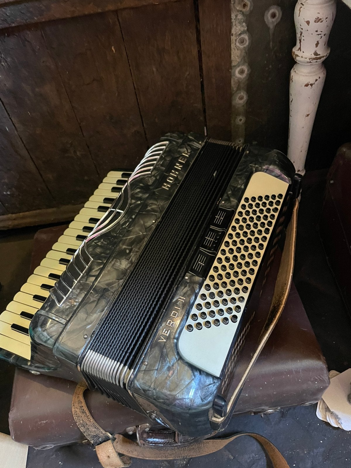 Vintage Hohner Verdi 11, Ophalen, Zo goed als nieuw, 120-bas, Hohner