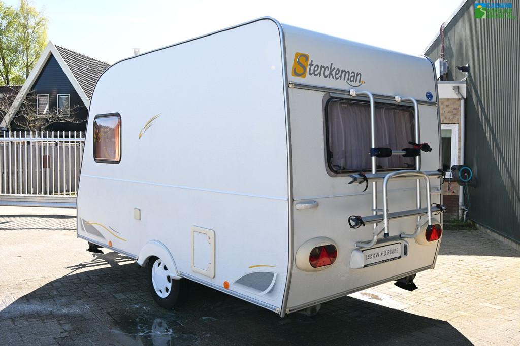 Sterckeman Starlett 370 DD Luifels|Lichtgewicht|stapelbed, Standaardzit, Sterckeman, Dwars-stapelbed, Bedrijf