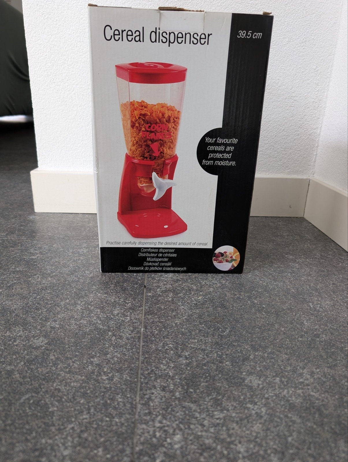 cornflakes ontbijtgranen dispenser, Ophalen of Verzenden, Zo goed als nieuw