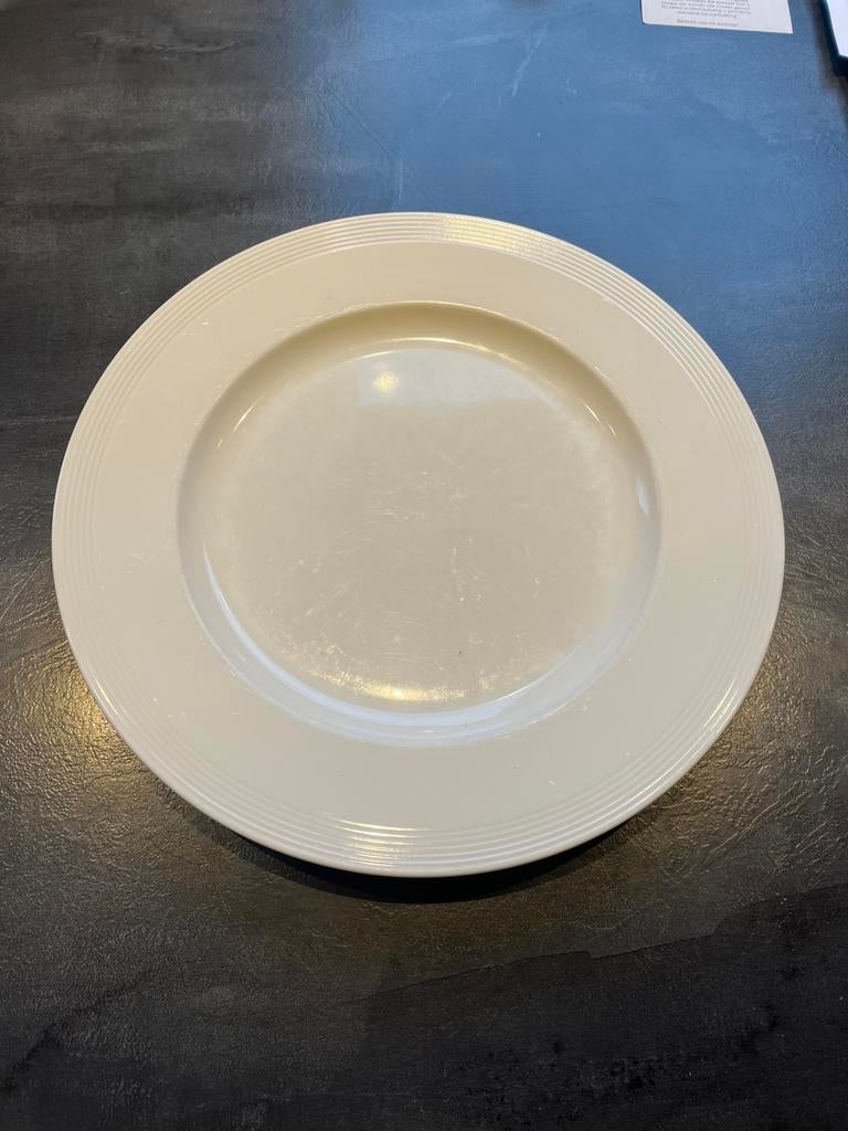 GEZOCHT: New Linnen dinerborden (27 cm), Ophalen, Gebruikt, Keramiek, Bord(en)