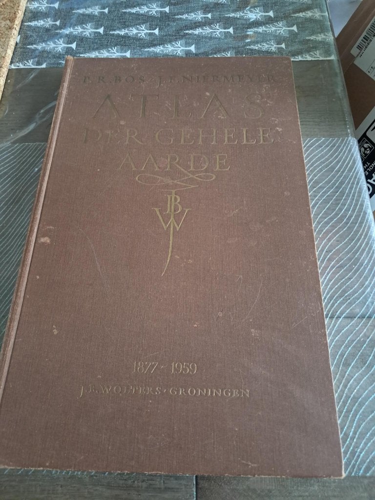Schoolatlas der gehele aarde 40e druk uit 1959 met index, Boeken, Overige atlassen, Dr F.J. Ormeling, 1800 tot 2000, Wereld