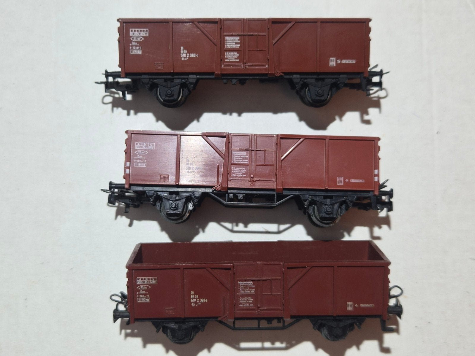 marjlin goederen wagons 4430, Ophalen of Verzenden, Gelijkstroom, Wagon