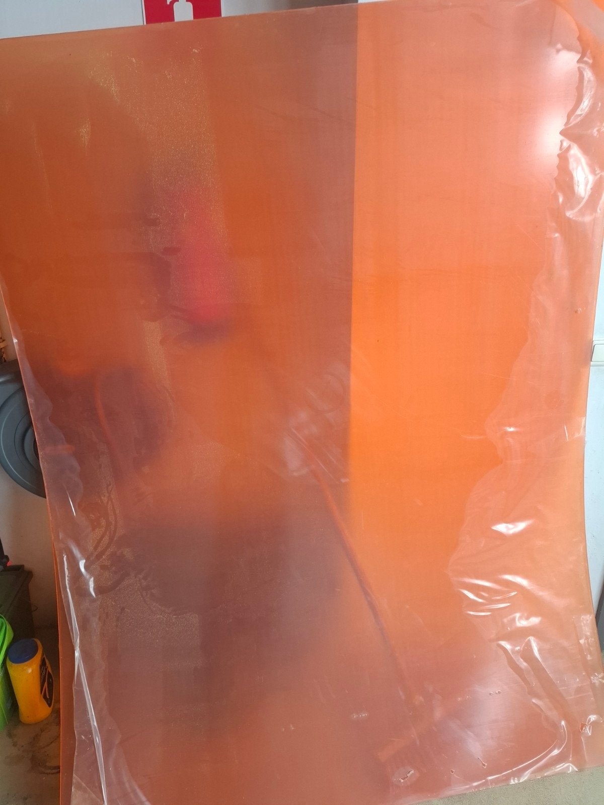 Plexiglas oranje mat, Ophalen, 120 tot 160 cm, Overige typen, 160 cm of meer