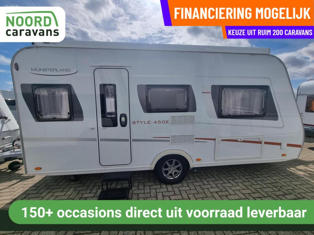 Lmc STYLE 450 E AIRCO + MOVER + VOORTENT + ENKELE BEDDEN, Caravans en Kamperen, Caravans, Mover, Bedrijf, 6 tot 7 meter, LMC en Münsterland
