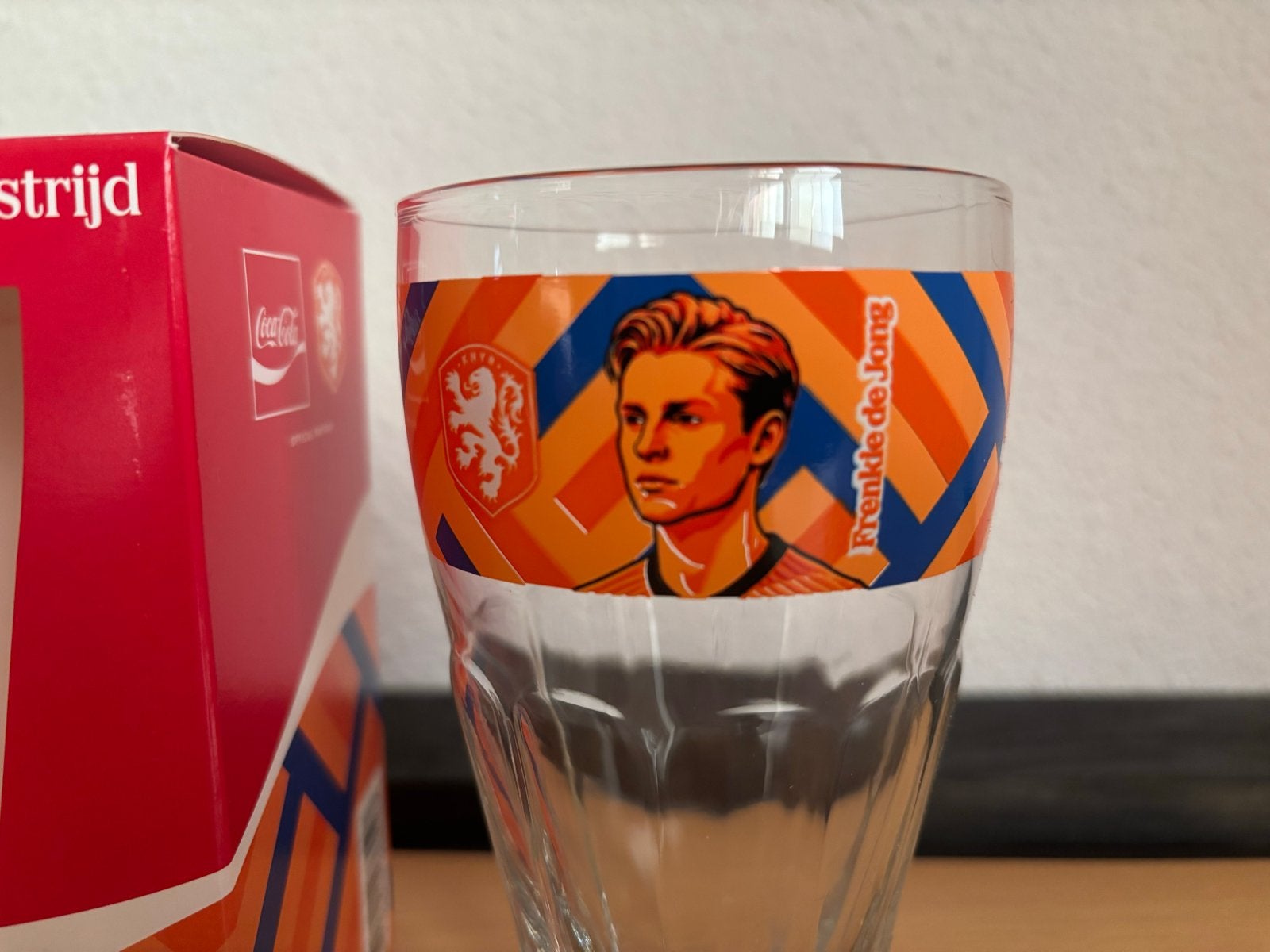 Coca-Cola Oranje glas Frenkie de Jong WK-actie, Ophalen of Verzenden, Nieuw