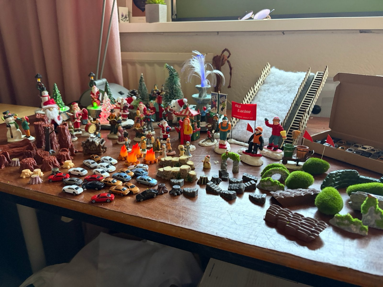 Heel veel decoratie voor kerstdorp, Diversen, Ophalen, Nieuw