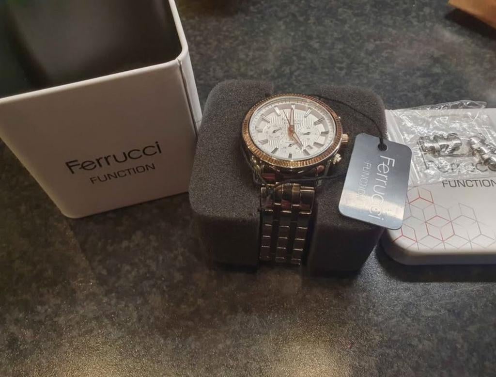 Nieuw Ferrucci herenhorloge, Ophalen of Verzenden, Nieuw, Overige merken