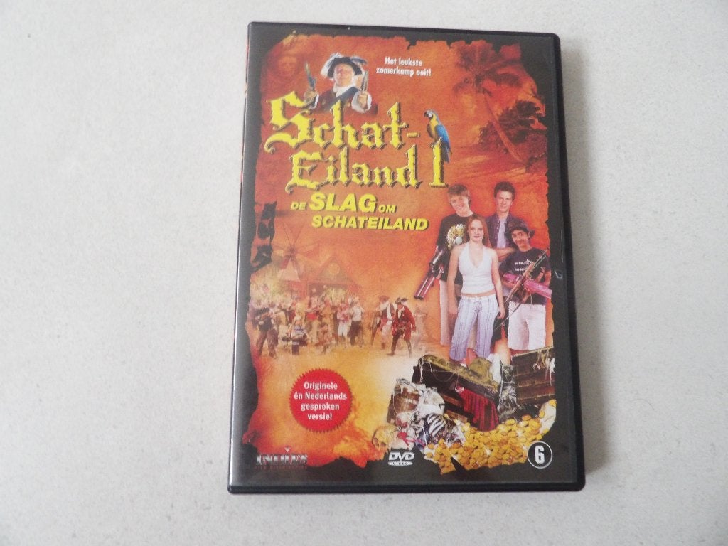 DVD SCHATEILAND de schat om schateiland, Avontuur, Overige typen, Ophalen of Verzenden, Zo goed als nieuw