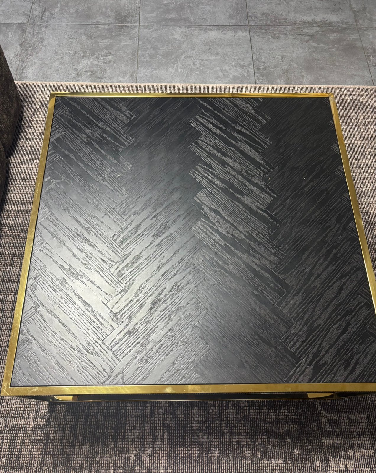 Salontafel tafel, Huis en Inrichting, Ophalen of Verzenden, Gebruikt, Metaal