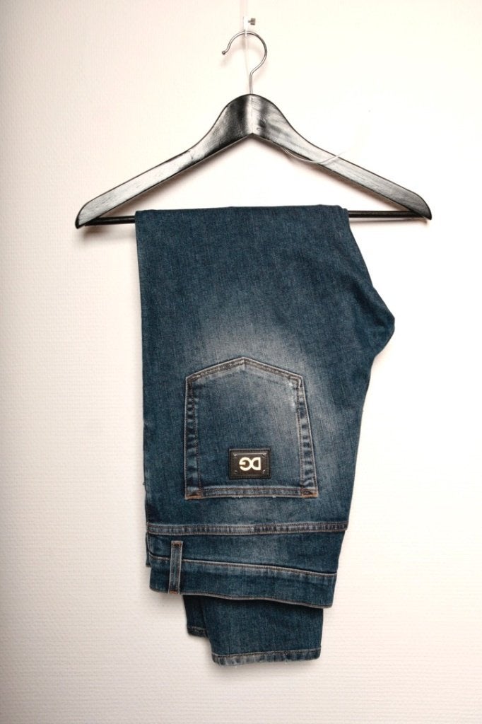 DOLCE&GABBANA Nieuwe distressed skinny jeans 52 Wprijs €900,, W36 - W38 (confectie 52/54), Dolce & Gabbana, Blauw, Nieuw