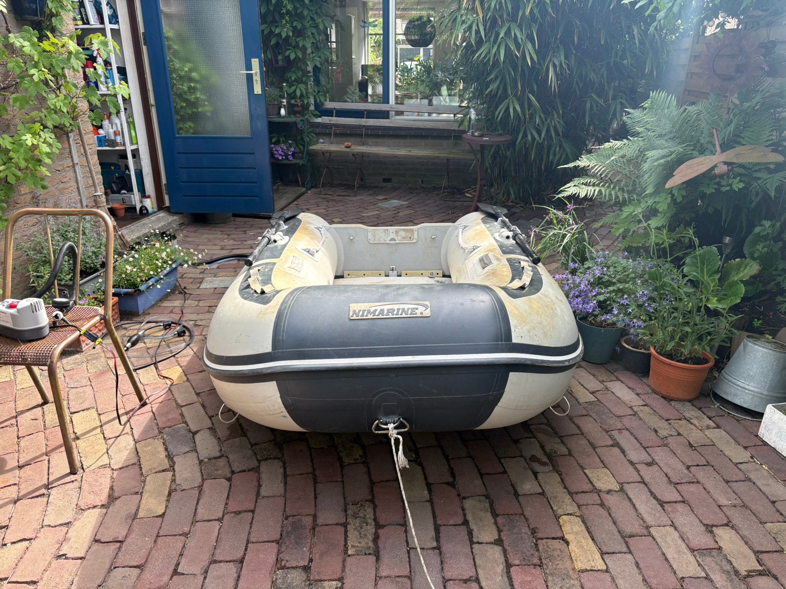 nimarine airdeck 3.00 m, Ophalen, Zo goed als nieuw, Overige typen