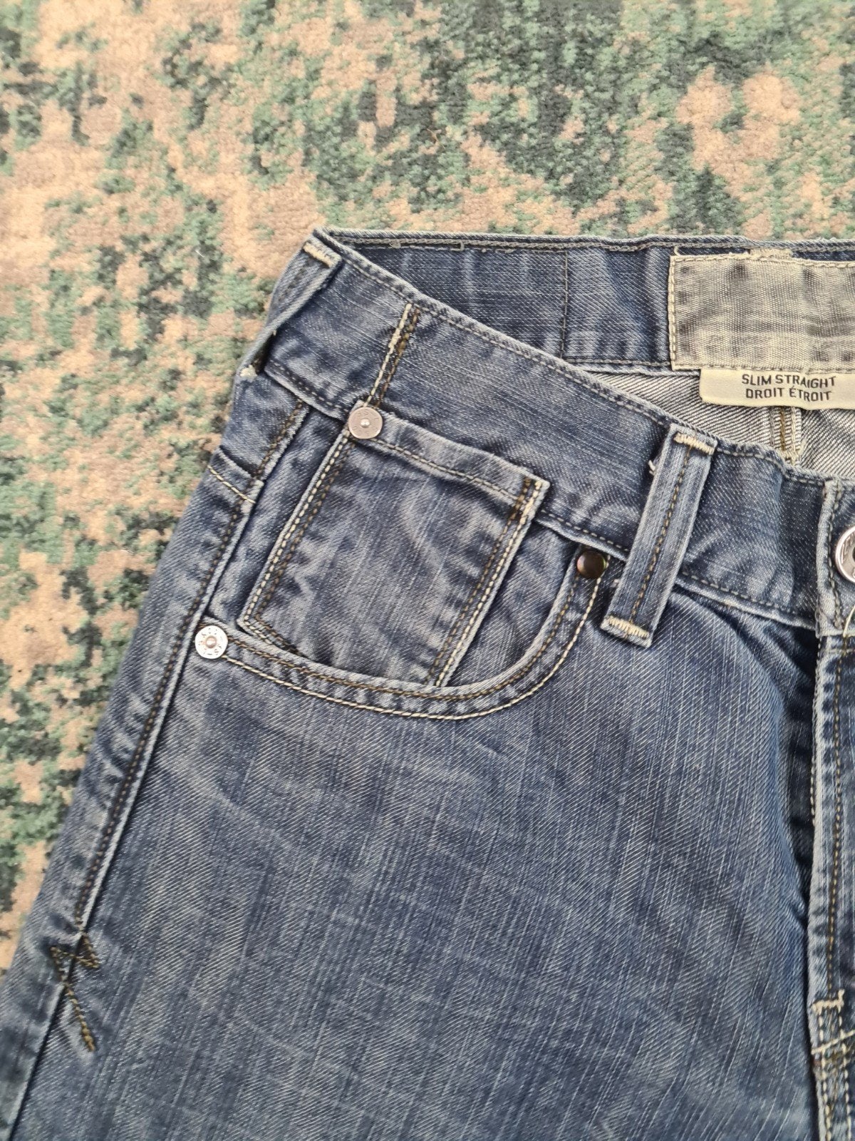 Levi's slim straight fit W29 L32 Dames Tulsi2932 High-rise, Blauw, W32 (confectie 46) of kleiner, Ophalen of Verzenden, Zo goed als nieuw
