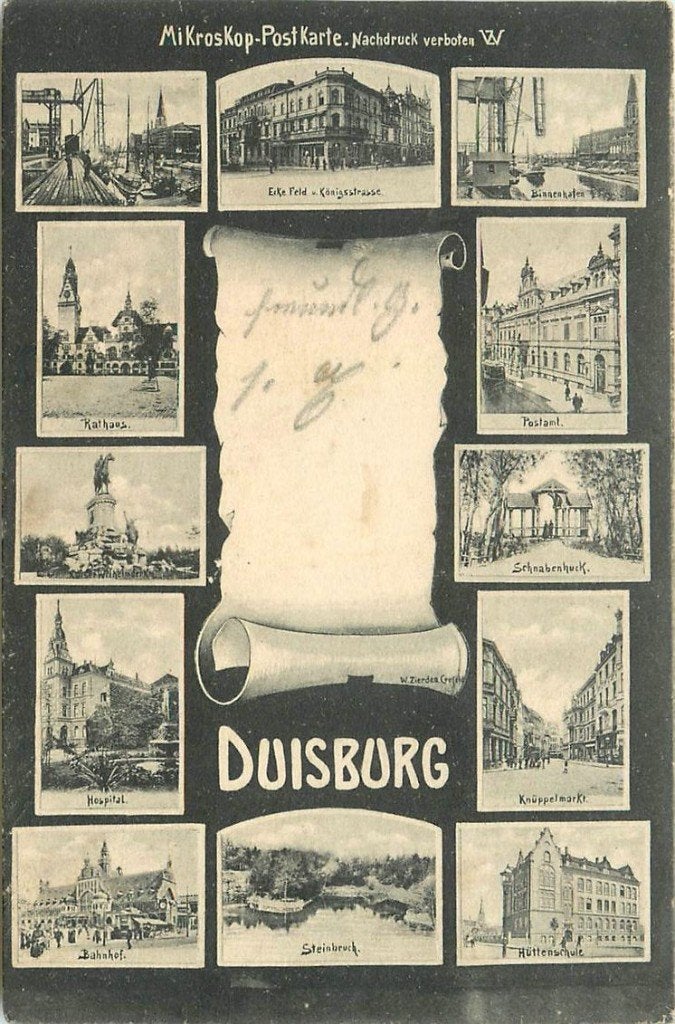 379-144-039 Duisburg, Verzenden, Voor 1920, Duitsland
