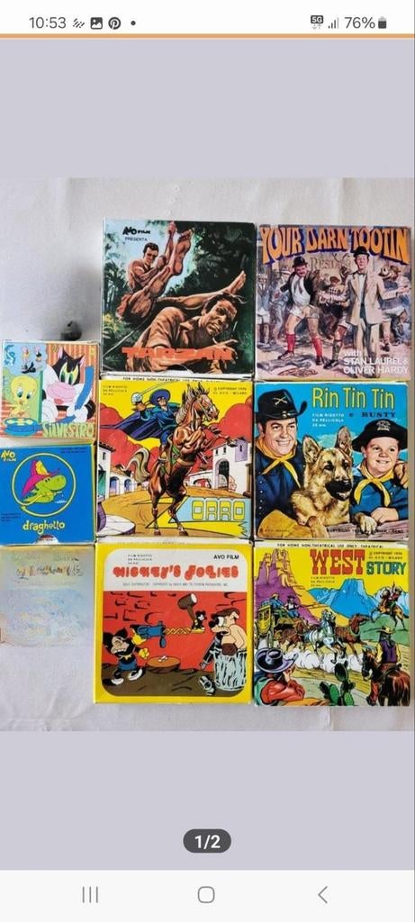 Vintage 8mm Films: Tarzan, Laurel & Hardy, etc, Ophalen of Verzenden, 8mm film