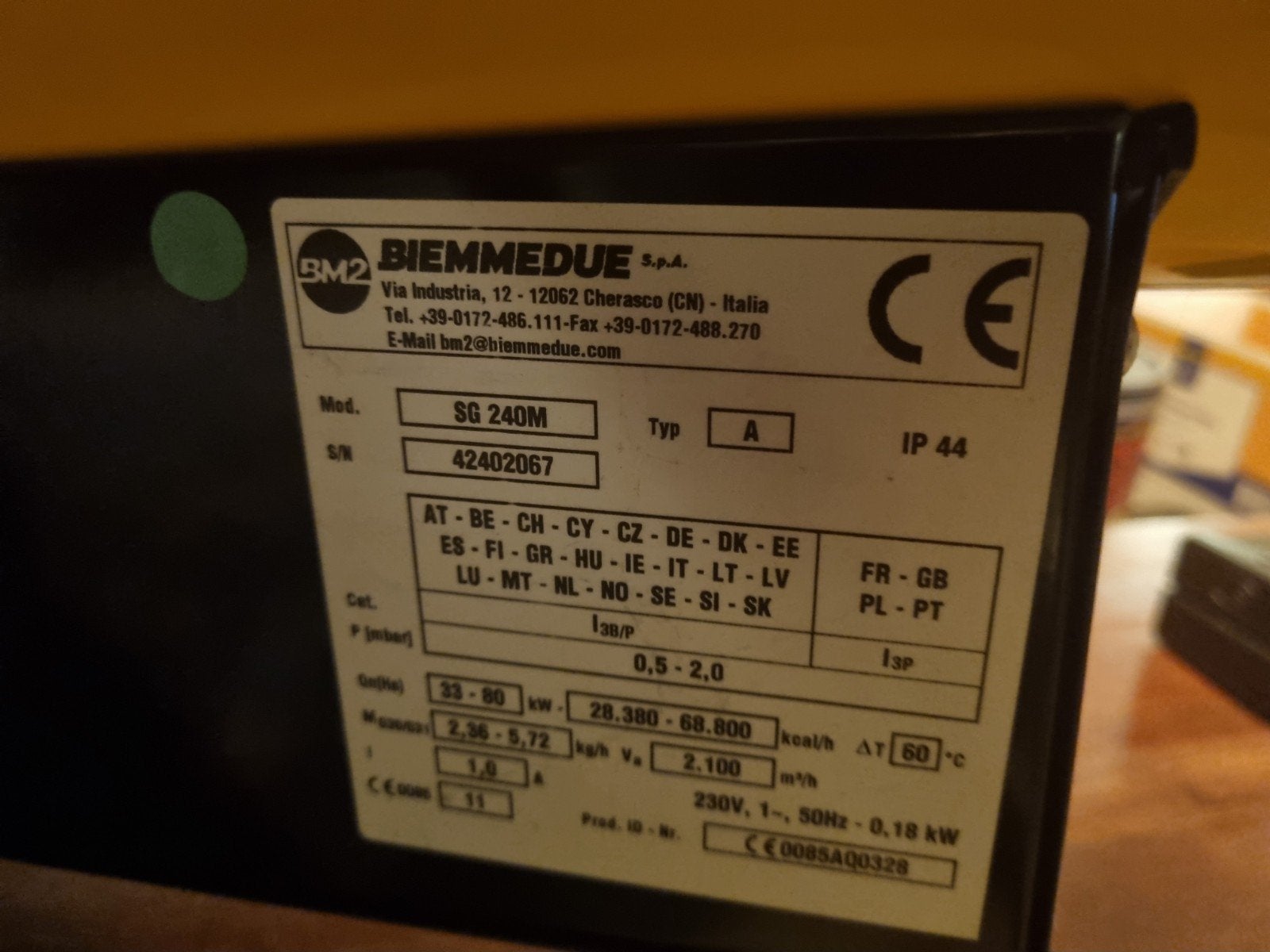 Gaskanon zo goed als nieuw! Oklima SG 240M, Ophalen of Verzenden, Zo goed als nieuw, 800 watt of meer, Kachel