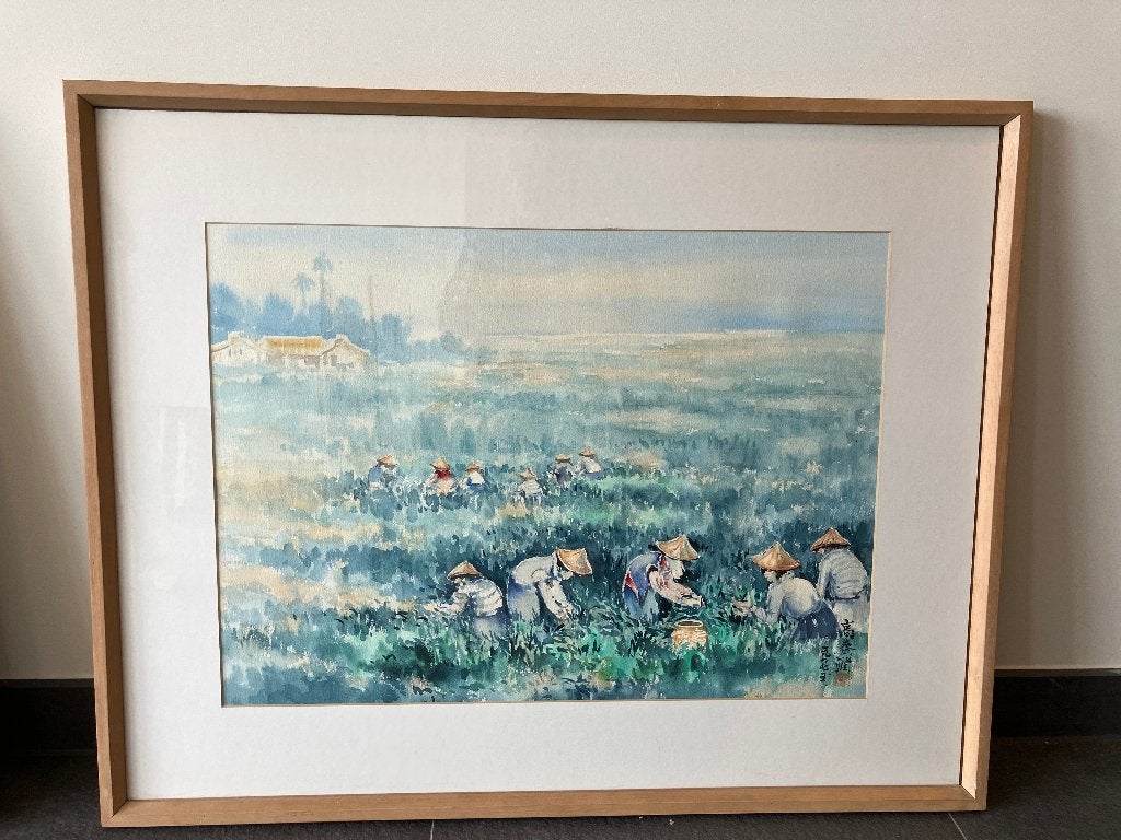 schilderijen, Antiek en Kunst, Kunst | Schilderijen | Klassiek, Ophalen, Origineel werk, Aquarel, Papier