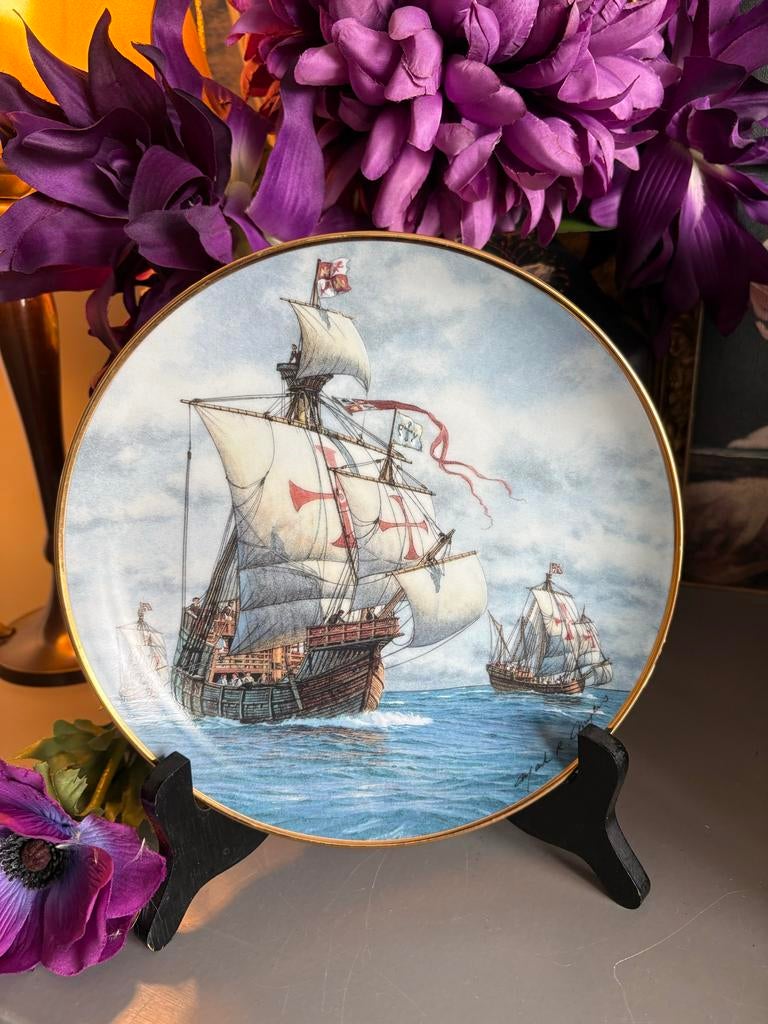 Franklin Mint 'The First Voyage' Limited Edition Sierbord, Ophalen of Verzenden
