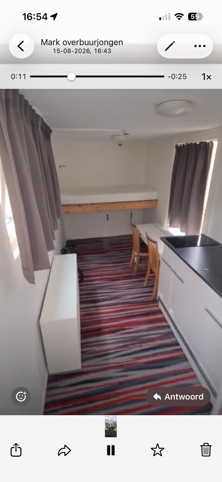 Kleine studio tijdelijk te huur, Huizen en Kamers, Delft