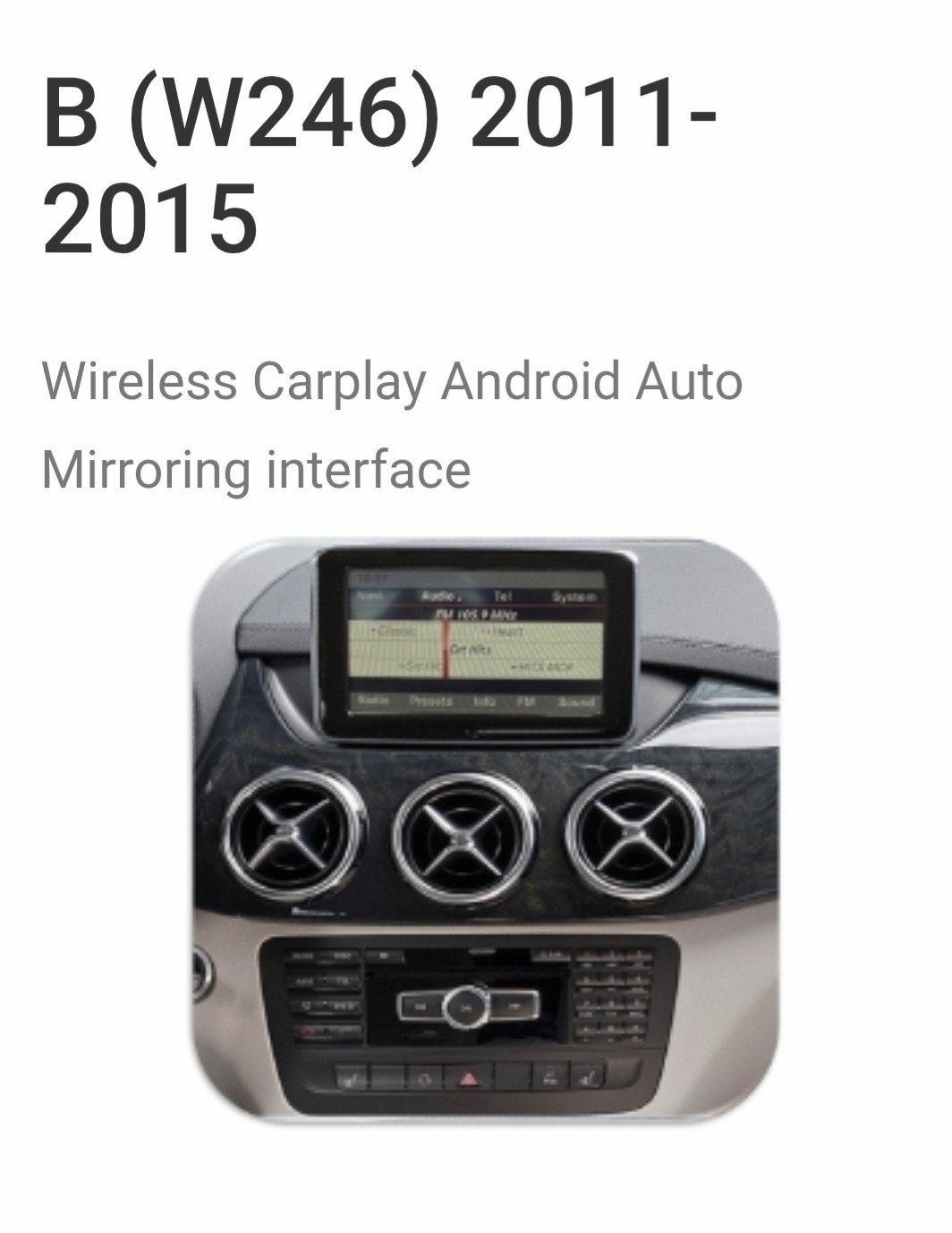 Carplay Mercedes B-klasse, Ophalen, Zo goed als nieuw