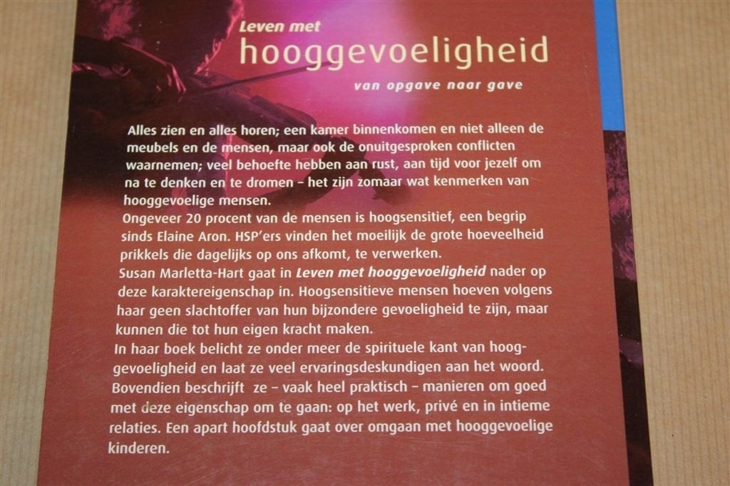 Leven met Hooggevoeligheid — Hoogsensitieve Mensen, Ophalen of Verzenden, Gelezen, Overige onderwerpen, Achtergrond en Informatie
