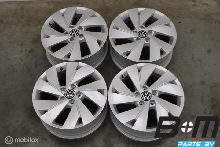 ORIGINEEL! 17 inch Belmont velgen VW Golf / Caddy 5H0601025B, Auto-onderdelen, Gebruikt, Velg(en)