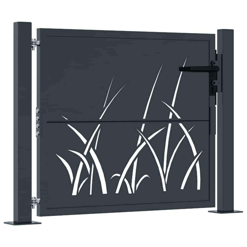 Stalen tuinpoort tuinhek draaihek zwart gras GRATIS BEZORGD!, Tuin en Terras, Tuinpoorten, Verzenden, Nieuw, Nvt, Looppoort