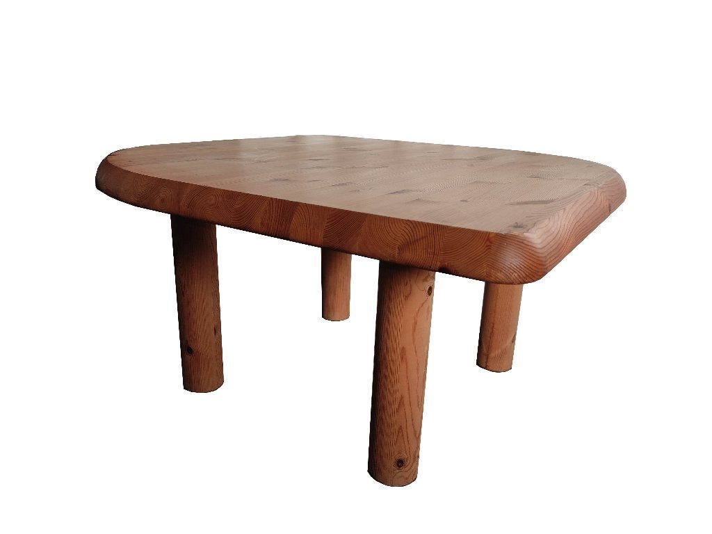 Fantastische vintage Rainer Daumiller design pine salontafel, Ophalen, Gebruikt, Hout