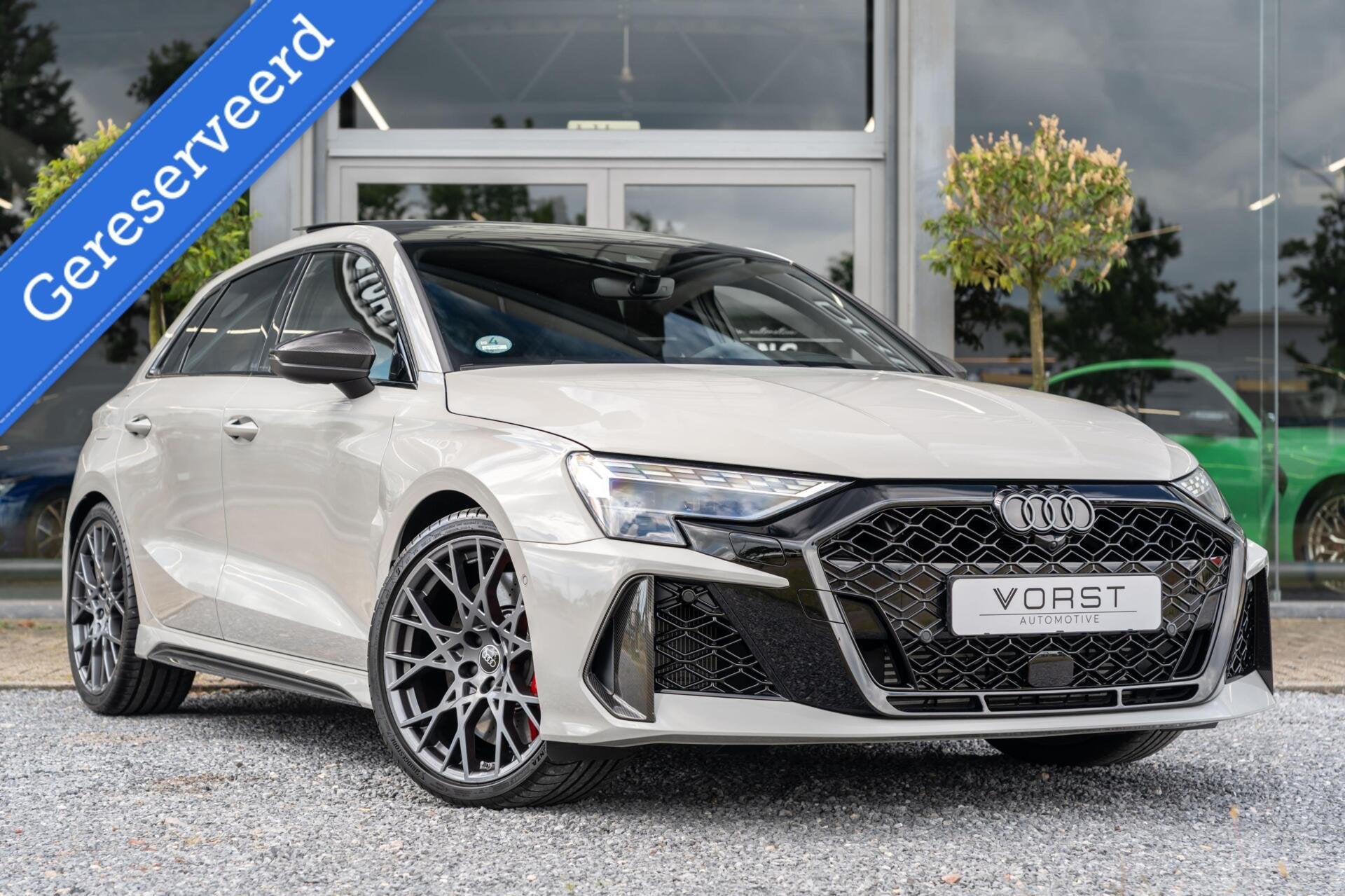 Audi RS 3 2.5 TFSI quattro Pano Sonos Carbon Schaalstoelen, Auto's, Audi, Gebruikt, RS3, Bedrijf, Vierwielaandrijving
