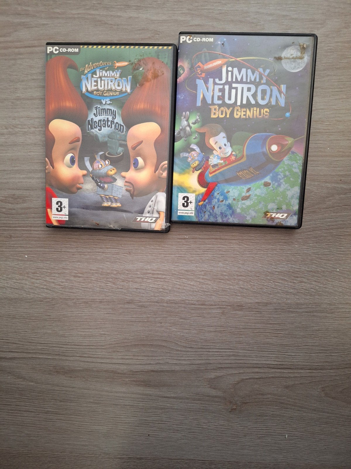 Jimmy Neutron PC CD-ROM Spellen - 2 stuks, Avontuur en Actie, Gebruikt, 1 speler, Ophalen of Verzenden